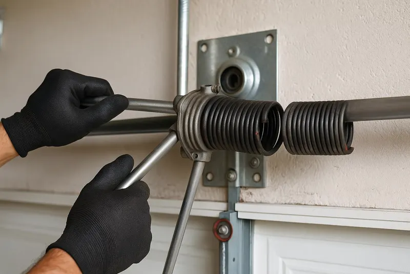 Garage Door Spring Repair in Center Hill