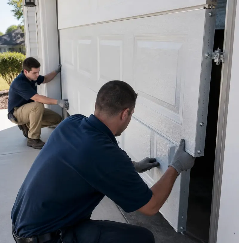 Off Track Door Repair in Center Hill